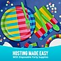 Say Hooray! Bright Vibes Props Party Paper Plates and Napkins Set, Multicolored, 48/Pack (DTC0075E2G)~#|#~106B746B-4E54-4378-A2D731C7B2839187_sc7