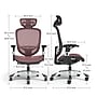 Staples Hyken Ergonomic Mesh Swivel Task Chair, Maroon (UN59462)~#|#~106D0806-84FF-463C-B23D211079522F9E_sc7