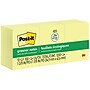 Post-it Recycled Notes, 1 3/8" x 1 7/8", Canary Collection, 100 Sheet/Pad, 12 Pads/Pack (653RPYW)~#|#~1072E82A-1E3A-4447-9F5965E349DDC47A_sc7