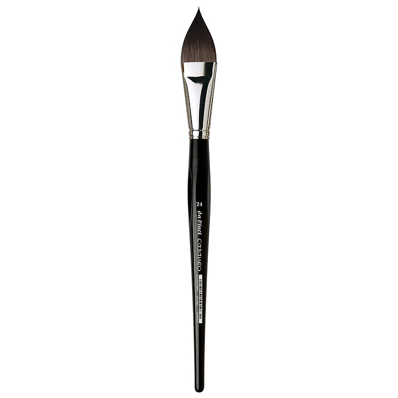 da Vinci CASANEO Watercolor Synthetic Bristle Wash, Oval-Pointed Brush (DVXVA89824) image 1