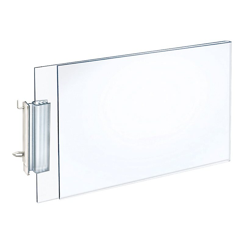 Azar Sign Holder, 7" x 5", Horizontal, Wall Mounted, Clear Acrylic, 10/Pack (103323) image 1