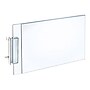 Azar Sign Holder, 7" x 5", Horizontal, Wall Mounted, Clear Acrylic, 10/Pack (103323)~#|#~1074F544-8B09-4218-9F0D31B9EFFD7DE2_sc7
