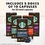Nespresso Starbucks Original Line Variety Pack Coffee, 50 Capsules/Box (109045)~#|#~1075A6E6-E827-4D01-BD37B8416B35B471_sc7
