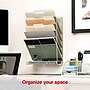 Staples 5-Pocket Metal Mesh Mountable Wall File, Letter Size, Sage Green (ST63849)~#|#~1076C8FD-D4E8-4FDE-BDECFD91CA3FC2FA_sc7