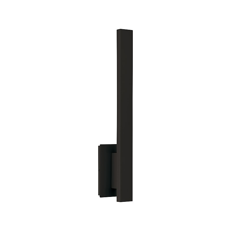 Viribright Haus 1-Light LED Wall Sconce, Matte Black (220026) image 1