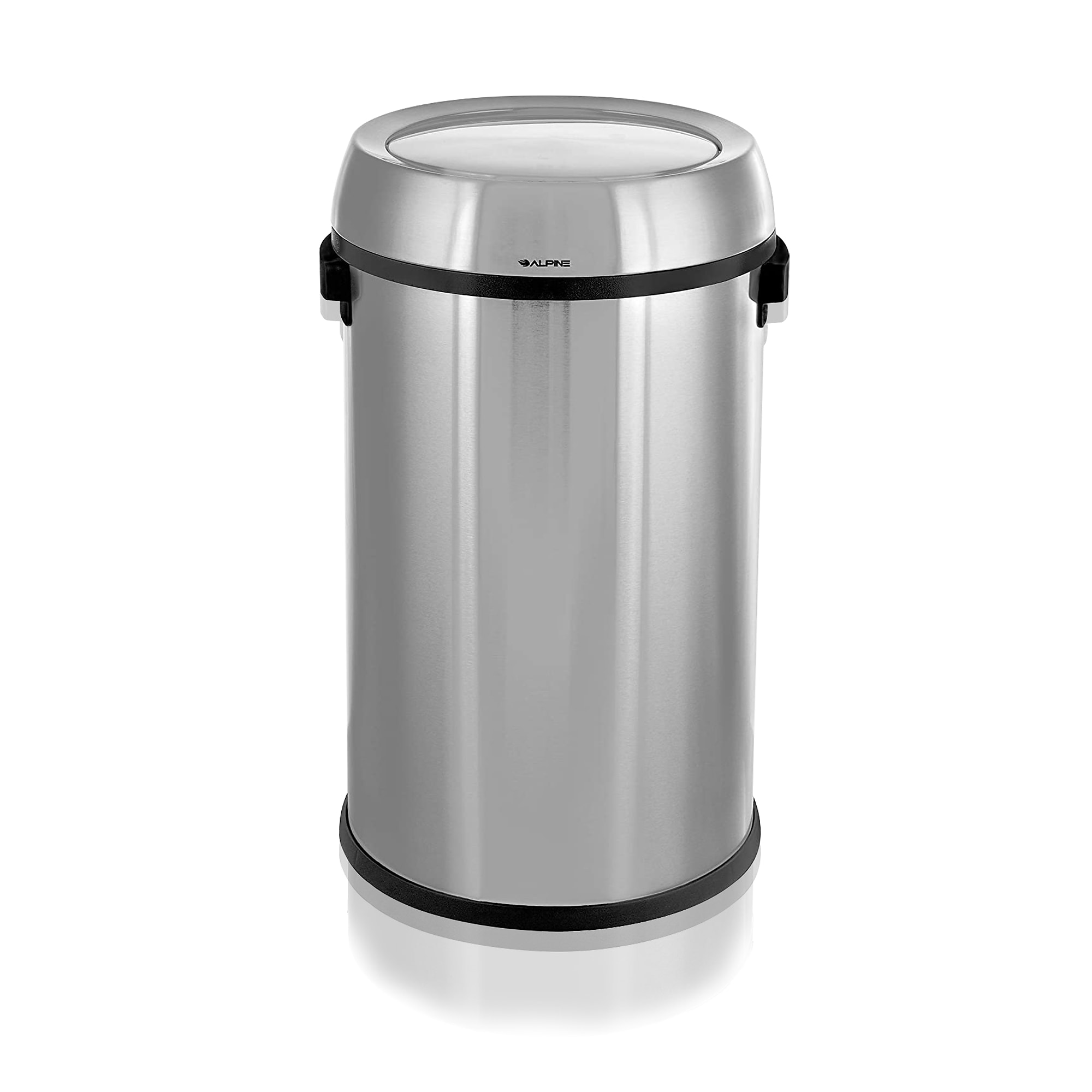 Alpine Industries Stainless Steel Trash Can with Swing Lid, 17 Gallon (ALP470-65L-1) Sansujyuku sansujyuku.com