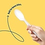 Perk™ Polystyrene Spoon, Medium-Weight, White, 1000/Pack (PK56396)~#|#~108AD52D-11B0-4F67-B4820F806F4A820B_sc7
