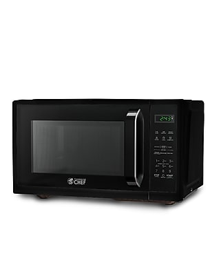Commercial Chef 0.9 Cu. Ft. Countertop Microwave, Black (CHM9MB) Simolary simolary.com