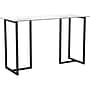 Martha Stewart Eli 47"W Glass/Steel Home Office Desk, Clear/Oil-Rubbed Bronze (XUDK1BK)~#|#~1090B877-96BA-4ADD-93D10DFEE5C2269B_sc7
