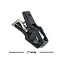Nahanco 2" Plastic Long Slatwall Panel Clip, Black, 100/Box (HG101)~#|#~109B9EA5-62C0-414B-974DC354D279BA90_sc7