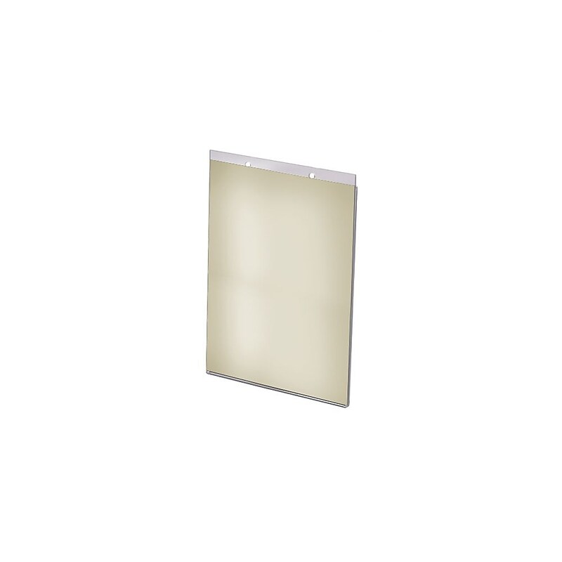 Azar Displays Vertical Wall Mount Sign Holder 10/Pack image 1