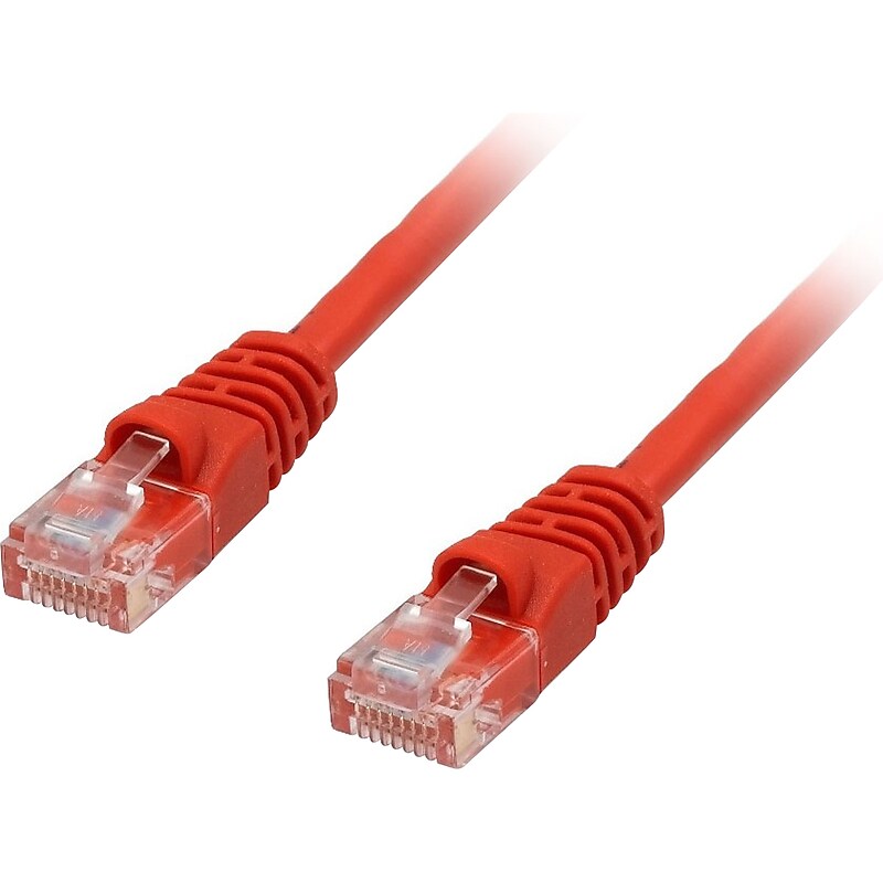 Comprehensive 3' CAT-6 Ethernet Cable, 24AWG, Red (CAT6-3RED) image 1