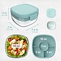 bentgo All-in-One Salad Container, 5-Compartment, Coastal Seaglass, 61 oz. (BGLASSAL-COS)~#|#~10A68100-8206-4FDF-8772CD52EED7C901_sc7