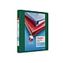 Staples Heavy Duty 1" 3-Ring View Binder, D-Ring, Green (ST56309-CC)~#|#~10AB97F3-7EA0-4D5E-8967852378AD5293_sc7