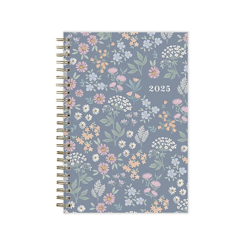 2025 Blue Sky Dellania 5" x 8" Weekly & Monthly Planner, Plastic Cover, Multicolor (148215) image 1