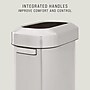 Rubbermaid Refine Stainless Steel Indoor Trash Can with Open Lid, 15 Gallon, Silver (2147581)~#|#~10AE2CCC-F210-4E59-809C364EA233495C_sc7