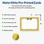 Avery Gold-Metallic Berries General Use Blank Cards, White, 20/Pack (S00-FGQ)~#|#~10AEF44E-712A-4D1D-943C8F5D9730DE56_sc7