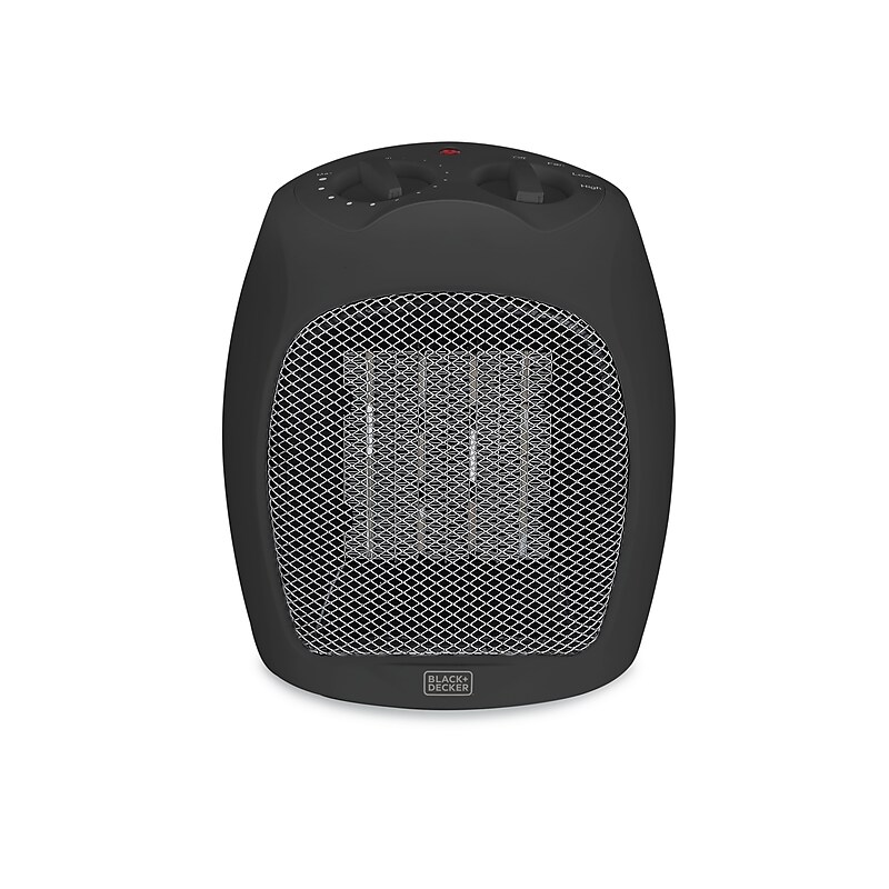 Black & Decker 1500-Watt Portable Ceramic Electric Heater, Black (BHDC500B46) image 1