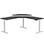 VersaDesk PowerLift 72"W Electric Corner Adjustable Standing Desk, Black/White (PLCSD7272-WB-APP)~#|#~10B13800-7393-46D8-9B335F0BCB825C56_sc7