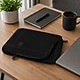 SumacLife 13" Microsuede Laptop Sleeve, Black (NbkLea674)~#|#~10BD0043-3BCF-4073-BABC006CA4348EE2_sc7