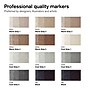 Winsor & Newton Promarker Dual-Tip Brush Alcohol Based Marker, Neutral Gray Tones, 12/Pack (WNX0290144)~#|#~10C60E42-D342-40EB-B6D5CA49074202B3_sc7