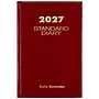 2027 AT-A-GLANCE Hardcover Diary, 5" x 7.5", Wide-Ruled, Red (SD387-13-27)~#|#~10C8B466-0313-4866-A005BB2FC0A5AB95_sc7