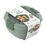 bentgo Salad Container, 5-Compartment, Khaki Green, 54 oz. (BGOSAL-KG)~#|#~10C9B5CC-10F4-4DC0-A70A5AC2D72ED660_sc7