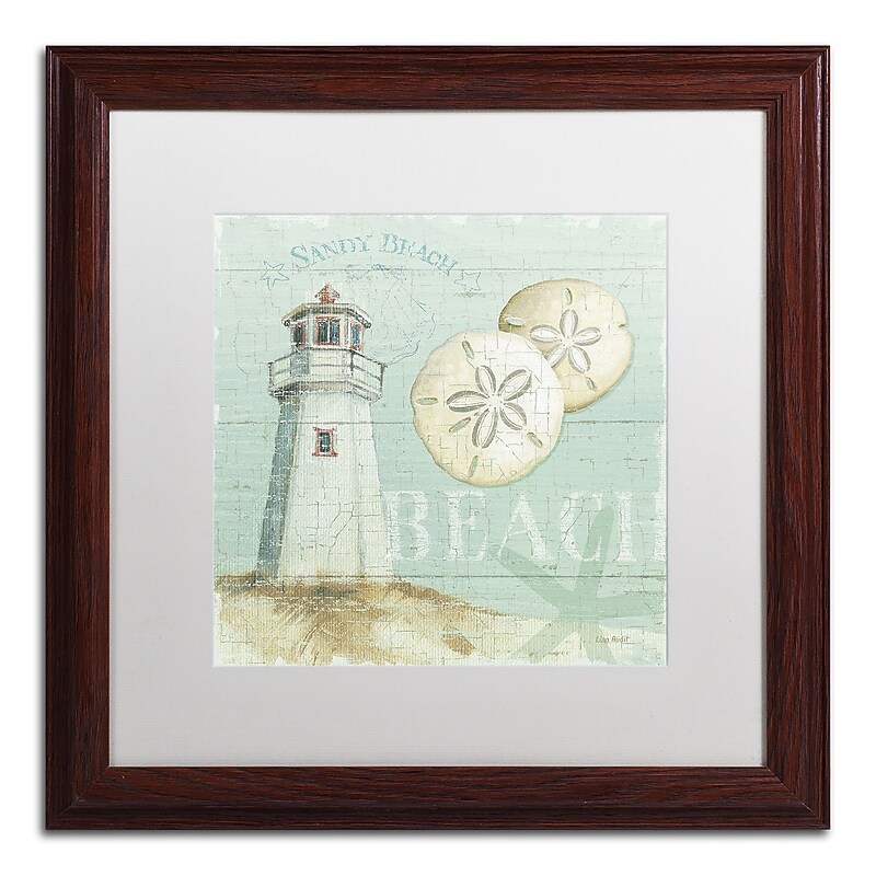 Trademark Fine Art Lisa Audit 'Beach House I' 16 x 16 (WAP0215-W1616MF) image 1