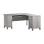 Bush Home Somerset 60"W L Shaped Office Desk with Storage, Platinum Gray (WC81230K)~#|#~10D43A6D-0715-4CC3-91E2DD93F8CE67AD_sc7