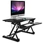Mount-It! 35.5"W Rectangular Adjustable Metal Standing Desk Converter, Black (MI-7955)~#|#~10DA4124-50E3-4F0A-94006A669B67C9C8_sc7