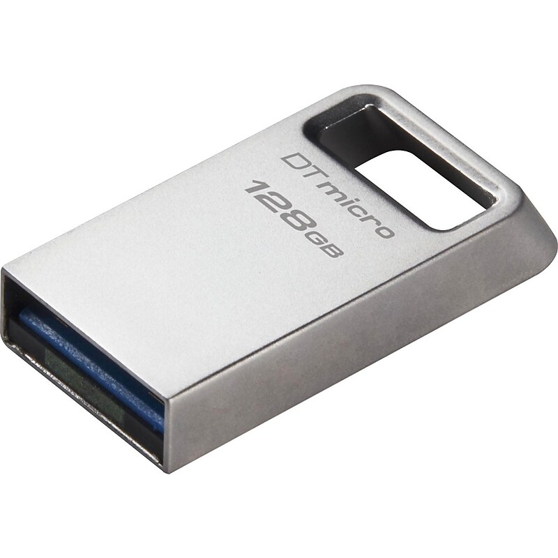 Kingston DataTraveler Micro 128GB USB 3.2 Gen 1 Flash Drive (DTMC3G2/128GB) image 1