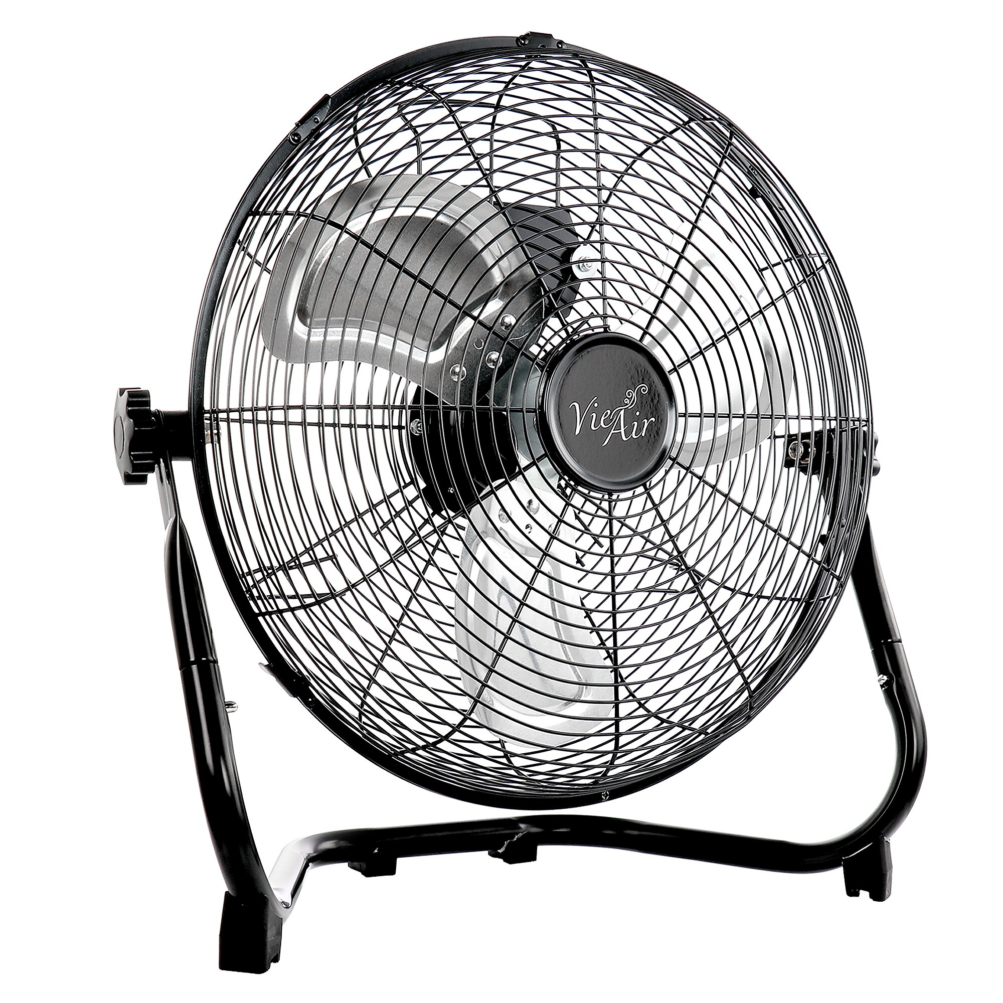 Vie Air High Velocity 12″ Floor Fan, 3-Speed, Black (93896352M) Simolary simolary.com