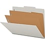 Medical Arts Press Pressboard Classification Folder, 2-Dividers, 2" Expansion, Letter Size, Gray, 10/Box (DV-T42-26-3GRY-PKT)~#|#~10E861F0-4CB7-4140-B818D01E603BFCB0_sc7