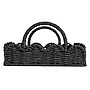 Household Essentials Handwoven Paper Rope Tray with Scalloped Edge, Black (HE1197)~#|#~10EAA9CD-46F0-4AB2-88EF2B502DAF3E2E_sc7