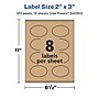 Avery Laser/Inkjet Decorative Edge Multipurpose Labels, 2" x 3", Kraft Brown, 120 Labels/Pack ( 94060)~#|#~10ED708D-3954-4E34-A77C94D78D74EBA6_sc7