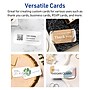 Avery Business Cards, 1-3/4" x 3-1/2" , Glossy White, 200/Pack (95286)~#|#~10EFBD7C-48B0-4A92-B7A533B6E7E192CA_sc7