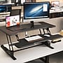 Mount-It! 38"W Electric Rectangular Adjustable Standing Desk Converter, Black (MI-8010)~#|#~10F3D173-DED6-4EF9-91601DBAD9B196DF_sc7