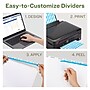 Avery EcoFriendly Maker Print & Apply Paper Divider, 5-Tab, White, 5 Sets/Pack (11580)~#|#~10FD290A-2865-4134-AEE048FE45AEFE5C_sc7