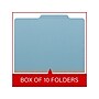 Medical Arts Press Pressboard Classification Folder, 1 Divider, 2" Expansion, Letter Size, Blue, 10/Box (DV-T42-14-3BLU)~#|#~10FDFB0B-E5BD-49C1-80953AF04DF3CBAF_sc7