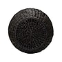 Household Essentials Handwoven Water Hyacinth Barrel Wicker Storage Basket Side Table, Black (ML-4230)~#|#~10FE336A-A777-4E0C-8ADC5DE9A315B447_sc7