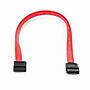 Rocstor SATA 1' Right Angle SATA to SATA Data Cable, Male to Male, Red (Y10C862-RD)~#|#~1101A37E-9E24-41E9-8B6F7B516EB781AB_sc7