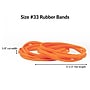 Alliance Non-Latex Multi-Purpose #33 Rubber Bands, 3-1/2" x 1/8", Orange, 720/Pack (37336)~#|#~1103BC0B-5A37-4186-9F78A716AA113B2F_sc7