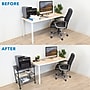 Mount-It! 3-Shelf Steel/Laminate Large Printer Cart with Wheels, Black (MI-7856)~#|#~1105535B-90AE-4375-83BEA34BCB382FDB_sc7