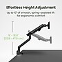 Kanto DM1 Single Monitor Desktop Mount for 17” - 40” Displays, Up to 22 lbs, Black~#|#~1109C41F-7018-4E9A-B521EBB3B4527B08_sc7