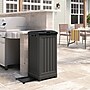 Suncast Resin Trash Can with Lid, 39 Gallon, Peppercorn and Black (GH3900)~#|#~1109D6B2-38AE-4290-A9648C70397602F6_sc7