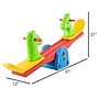 Hey! Play! Indoor/Outdoor Teeter Totter, Multicolored (80-SH035-6)~#|#~1114C757-0E9D-4DB4-BFCD252B500E78EF_sc7