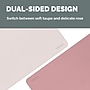 Fellowes Breyta Faux Leather Dual Sided Desk Pad, 31.5" x 15.75", Rose/Taupe (100146133)~#|#~1117D9EC-67A8-4BA0-92941626A28A8477_sc7
