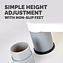 Fellowes Standard Adjustable Monitor Riser, Up to 17" Monitor, Platinum (91712)~#|#~111A54E1-15E1-4669-AD8E401AA89755FB_sc7