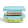 bentgo Glass Leak-Proof Containers, 27.4 oz.,  2/Set (BGPLGLPK5-SA)~#|#~111C9425-34E2-48BD-951E597DFADDD4CA_sc7
