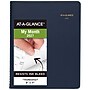 2027 AT-A-GLANCE 9" x 11" Monthly Planner, Faux Leather Cover, Navy (70-260-20-27)~#|#~111D5EF1-3AFE-4858-B2256381040531A0_sc7